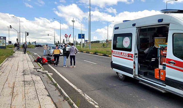 Sarıkamış'ta trafik kazası: 1 yaralı
