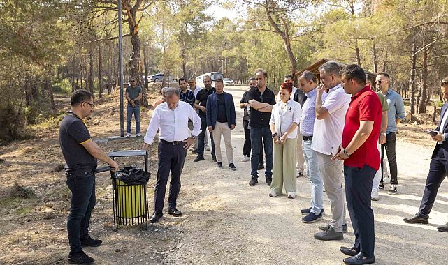 Seçer, Emirler Orman Parkı Piknik Alanında incelemelerde bulundu