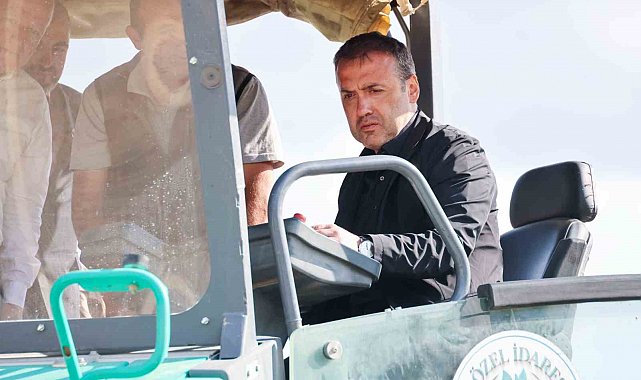 Sezonun ilk asfaltını Vali Sözer attı