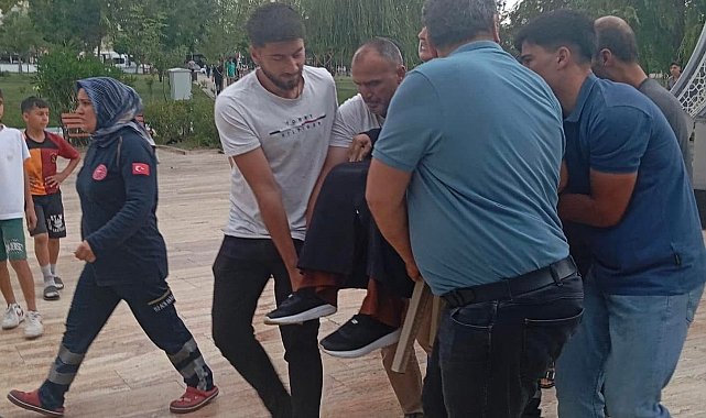 Siirt'te devrilen ağacın altında kalan 2 kişi yaralandı