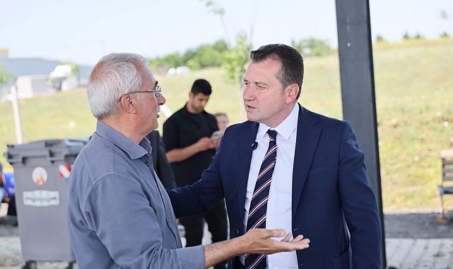 Silivri Belediye Başkanı Bora Balcıoğlu köylerde vatandaşlarla bayramlaştı