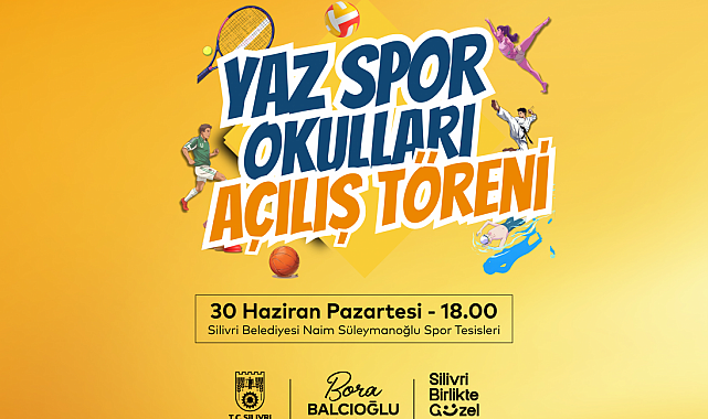 Silivri'de Yaz Spor Okulları başlıyor