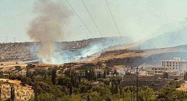Silopi'de anız yangını, alevler 15 dönümü sardı