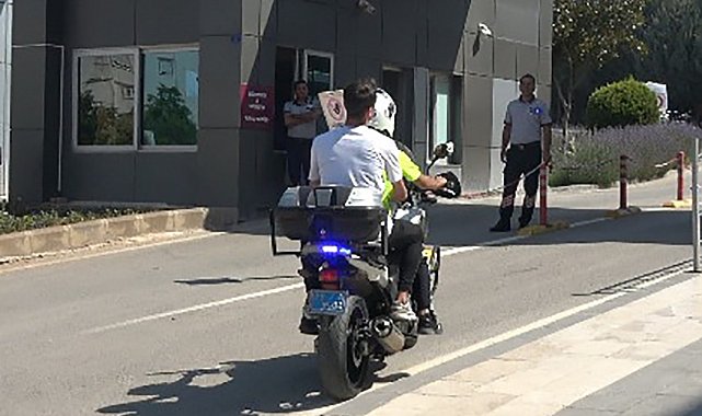 Sınava geç kalan öğrencinin imdadına polis yetişti