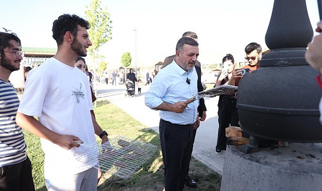 Sincan Belediye Başkanı Ercan öğrencilerle piknik yaptı