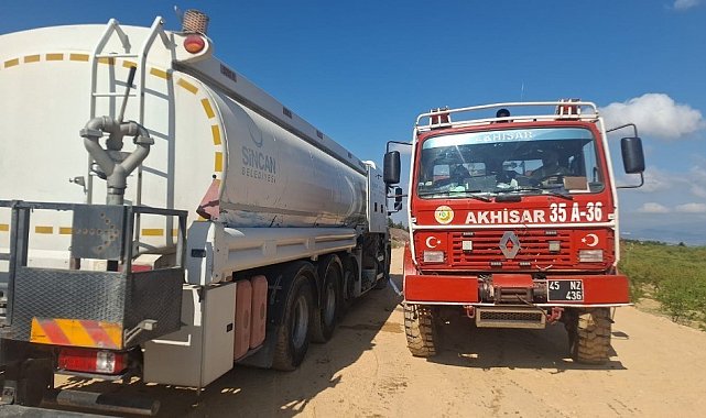 Sincan Belediyesi'nden Akhisar'daki orman yangınına destek