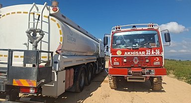 Sincan Belediyesi'nden Akhisar'daki orman yangınına destek