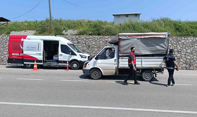 Sinop'ta düzensiz göç uygulaması