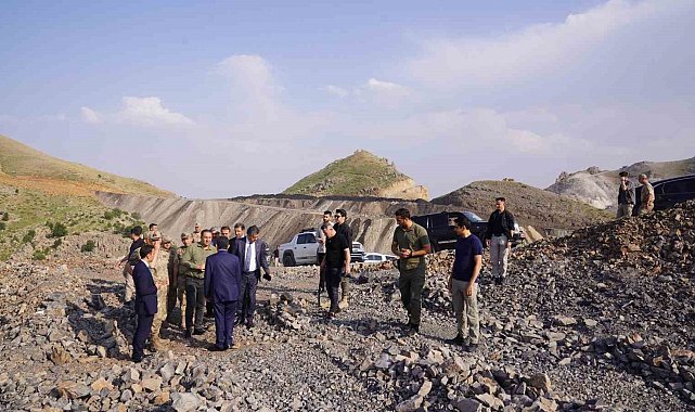 Şırnak Valisi Ekici'den Cudi Dağı'nda inceleme