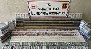 Şırnak'ta 5 milyon lira değerinde gümrük kaçağı ürün ele geçirildi