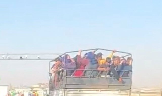 Siverek'te mevsimlik işçilerin tehlikeli yolculuğu kamerada