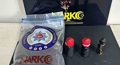 Sıvı kannabinoid maddesi ile yakalanan uyuşturucu satıcısı tutuklandı