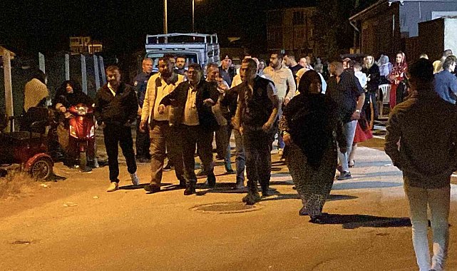 Sokak düğününde göğsüne yorgun mermi isabet eden kadın yaralandı