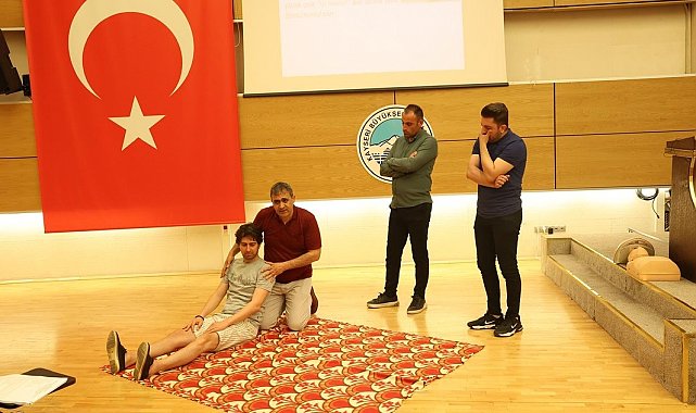 Spor A.Ş. personeline ilk yardım eğitimi verildi