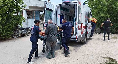 Su kuyusuna düşen 91 yaşındaki adamı itfaiye kurtardı