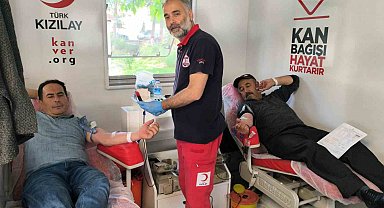 Şuhut'ta kan bağışına yoğun ilgi