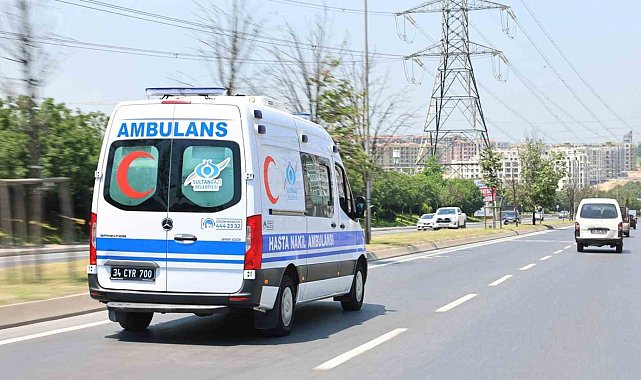 Sultangazi'de hasta nakil ambulansı kolaylık oluşturdu