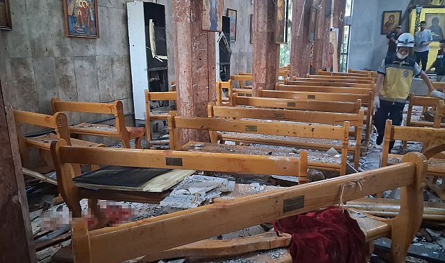 Suriye'de kiliseye saldırı