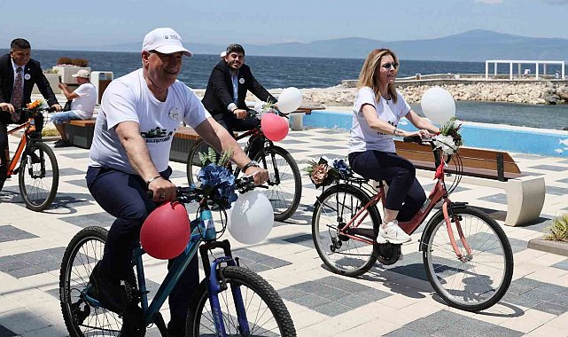 Süslü Bisikletler' ile temiz çevreye dikkat çekildi
