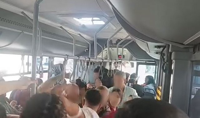 Taciz iddiası otobüsü karıştırdı, tekme tokat kavga ettiler