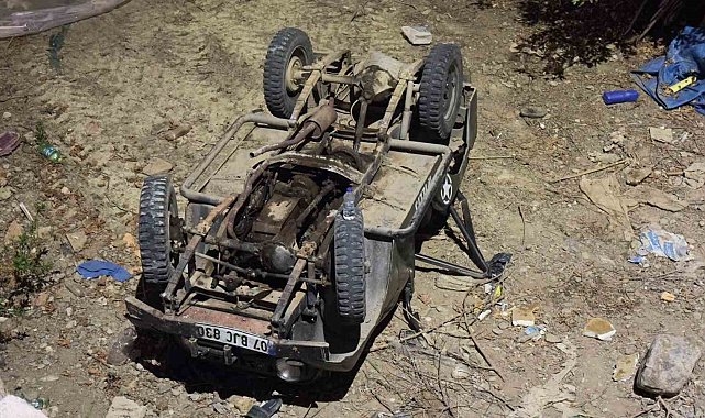 Takla atan cipte bulunan 2 kişi yaralandı