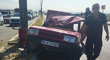 Takla atan otomobilin genç sürücüsü hayatını kaybetti