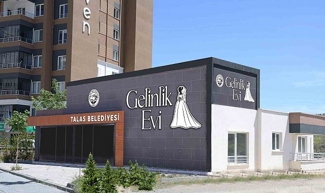 Talas Belediyesi'nden bir ilk daha; Gelinlik Evi