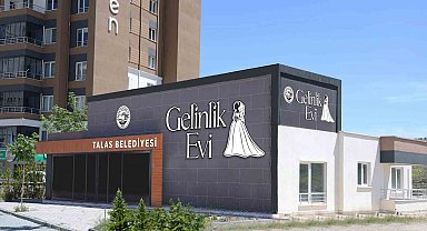 Talas Belediyesi'nden bir ilk daha; Gelinlik Evi