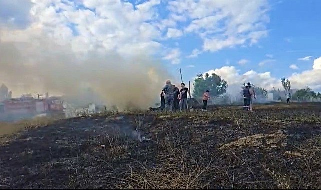Tarlayı ateşe verdi, polis izini 96 saatte buldu
