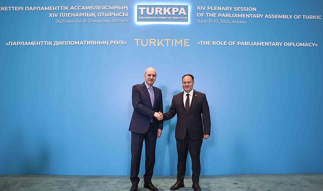 TBMM Başkanı Kurtulmuş, KKTC Cumhuriyet Meclisi Başkanı Öztürkler ile görüştü