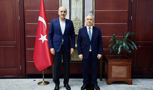 TBMM Başkanı Kurtulmuş, Türkiye'nin Astana Büyükelçisi Kapucu ile görüştü