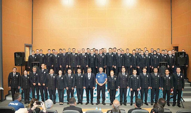 Tekirdağ Emniyet Müdürlüğü'nde terfi ve tayin heyecanı