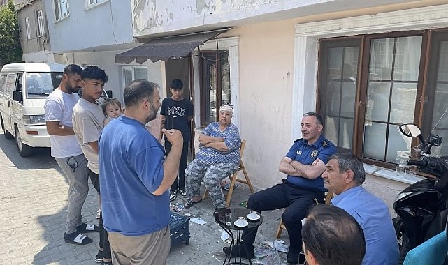 Tekirdağ Emniyet Müdüründen mahalle ziyaretleri