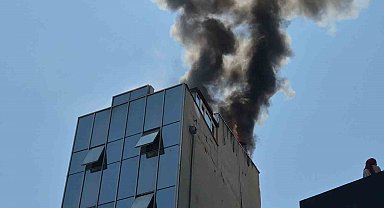 Tekirdağ'da 5 katlı pastane alev alev yandı, mahalleli sokağa döküldü