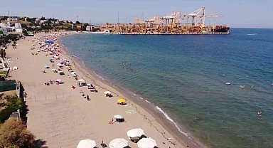 Tekirdağ'da bayramda plajlar doldu taştı