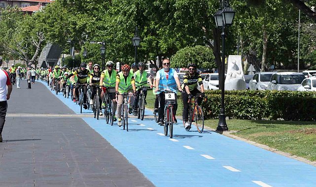 Tekirdağ'da bisiklet turu düzenlendi