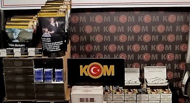 Tekirdağ'da kaçak tütün ve makaron operasyonu