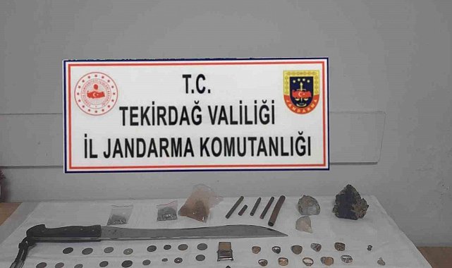 Tekirdağ'da silah ve tarihi eser operasyonları: 3 ayrı adrese eş zamanlı denetim