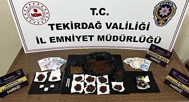 Tekirdağ'da uyuşturucu operasyonunda 9 kişi tutuklandı