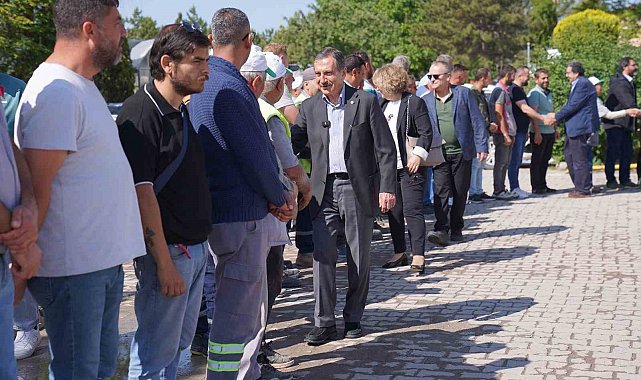 Tepebaşı'nda bayramlaşma