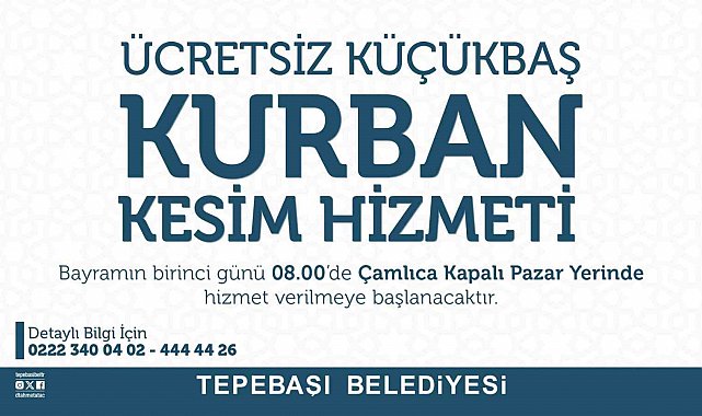 Tepebaşı'nda kesim alanı hazır