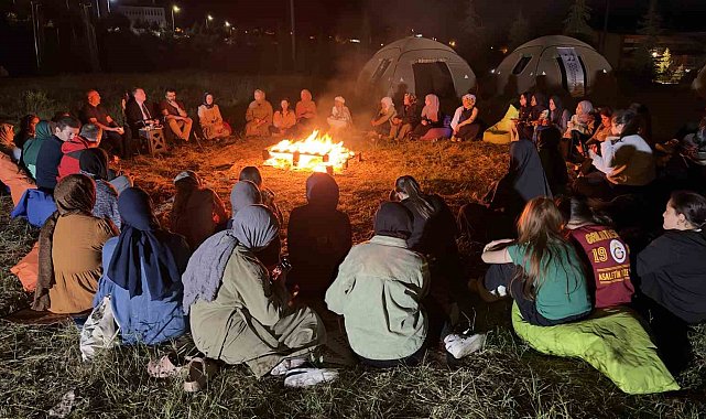 TOGÜ öğrencileri doğada teknolojiye ara verdi