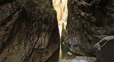 Tokalı Kanyonu görsel şölen oluşturdu