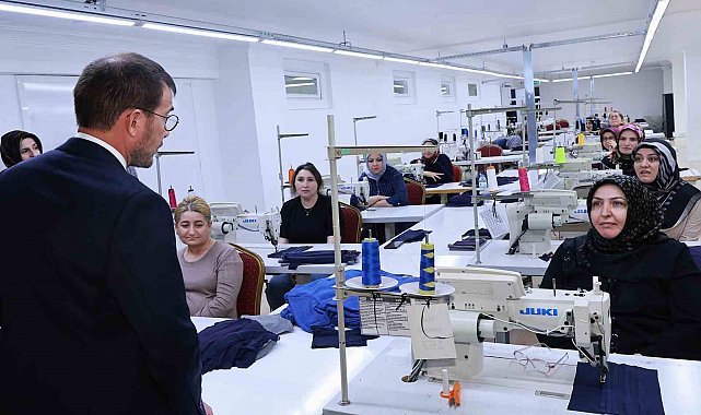 Tokat Belediyesi öncülüğünde sanayiye kadın eli değmeye devam ediyor