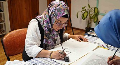 Tokat'ta kalem işi projesiyle kültürel miras geleceğe taşınıyor