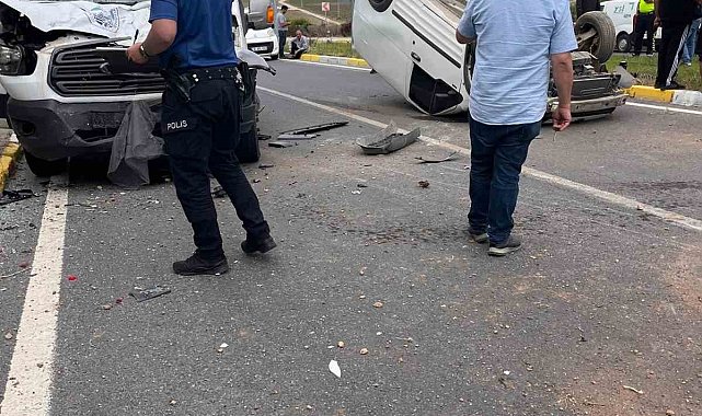 Tomarza'da trafik kazası: 1 yaralı