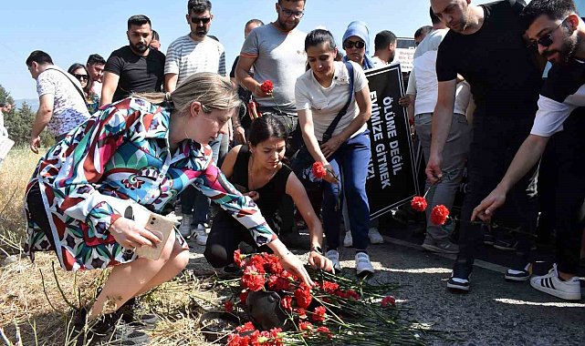 TOSBİ işçilerinden 'Ölüm Yolu' protestosu