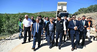 Tunceli'de köy yolları sıcak asfalta tanışıyor