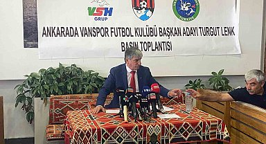 Turgut Lenk: "Vanspor'u gerektiği yerde Süper Lig'e çıkarma çabamız olacak"