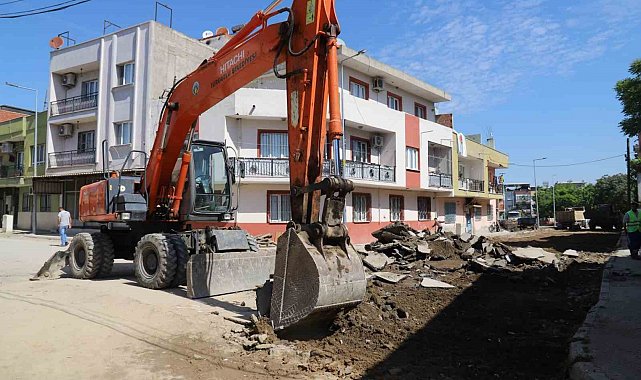 Turgutlu'nun Atatürk Mahallesindeki bütün sokaklar yenileniyor